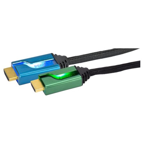 Image of Afterglow Hdmi Twin Headed Cable (blue/green) 1.88m - 6ft Xbox720