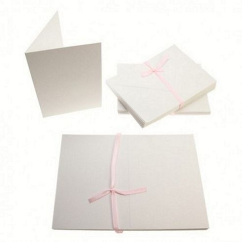 Image of A6 Card Blanks 300gsm 50pk - White