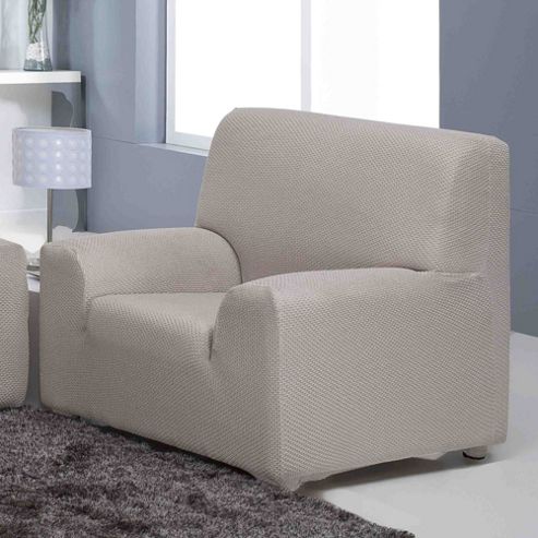 Image of Elainer Home Living Carla 1 Seater Sofa Cover - Beige