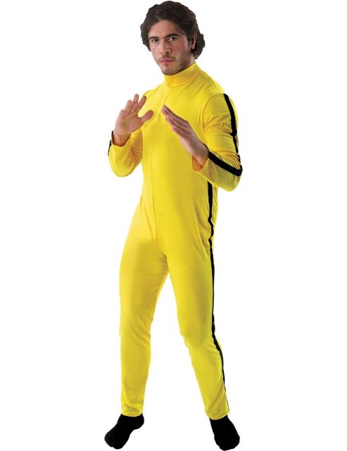 Image of Bruce Lee Kung-fu Jumpsuit Costume Standard