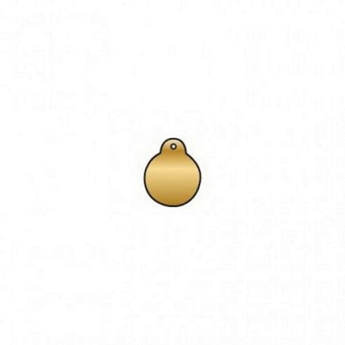 Image of Copper Blank Cb94 15 Mm Round Pendant Pack Of 10