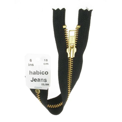 Image of Jean Zip - 15cm - Black