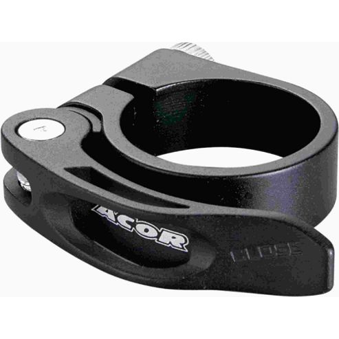 Image of Acor Forged Alloy Q/r Seat Post Clamp: Black 349mm