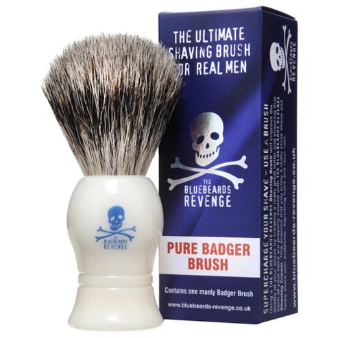 Image of Bluebeards Revenge Badger Shaving Brush White