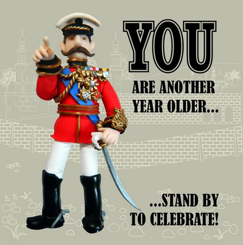 Image of Holy Mackerel Greeting Card - You Are Another Year Older Birthday Greetings Card