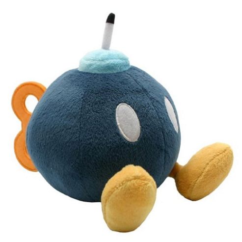 Image of Official Nintendo Mario Plush Series Stuffed Toy - 6" Bob-omb