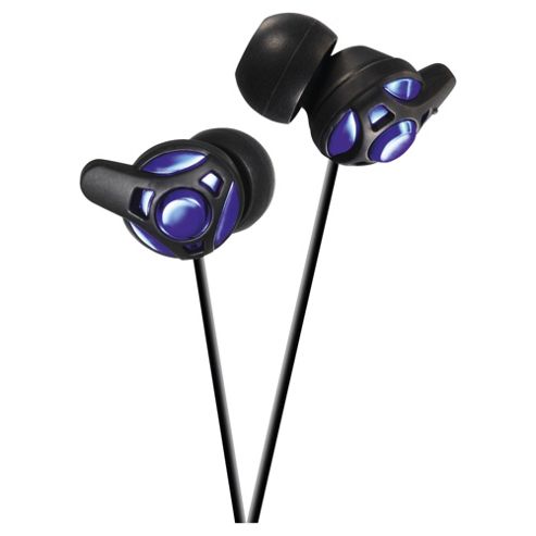 Image of Jvc Ha-fx40-a-e Crystal Sound Headphones Blue