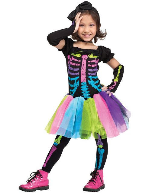 Image of Toddler Funky Punky Bones Costume