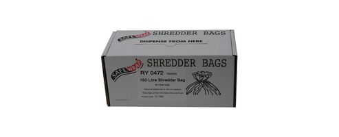 Image of Safewrap Shredder Bag 150 Litre Pack Of 50 Ry0472