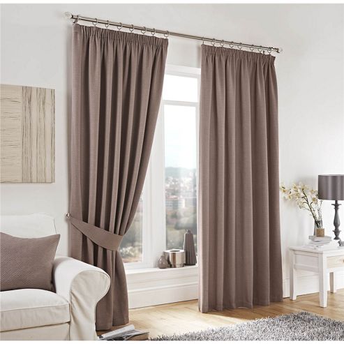 Image of Curtina Lincoln Taupe Tiebacks