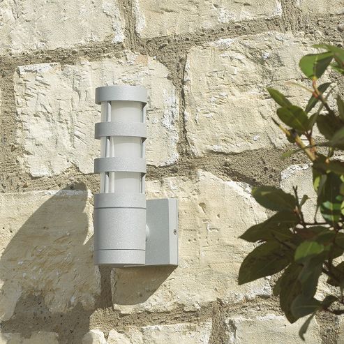 Image of Endon Lighting Wall Lantern In Aluminium