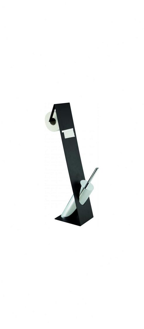 Image of Sanwood Turin Toilet Brush Set - Black