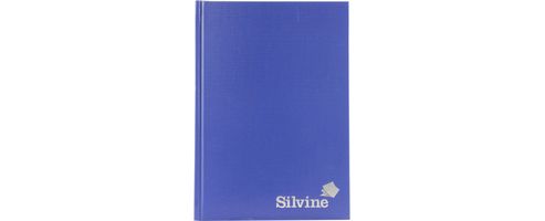 Image of Silvine Manuscript Book 96 Leaf Ruled Feint A5 Cba5