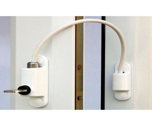 Image of Fenster Window Restrictor Lock 20cm - White