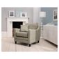 Buckingham Fabric Armchair Sofa Biscuit