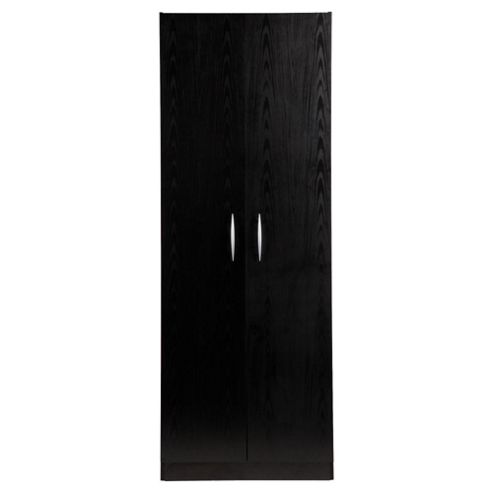 Image of Ashton Double Wardrobe Black, Ash