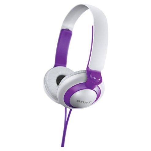 Image of Sony Mdr-xb200 Extra Bass Overhead Headphones - Purple