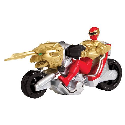 Image of Power Rangers Megaforce Ultra Red Ranger Dragon Cycle