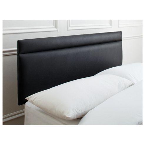 Image of Seetall Liberty Headboard Black Faux Leather King