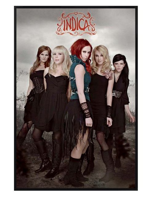 Image of Indica Gloss Black Framed Jenny, Laura, Jonsu, Heini And Sirkku Poster
