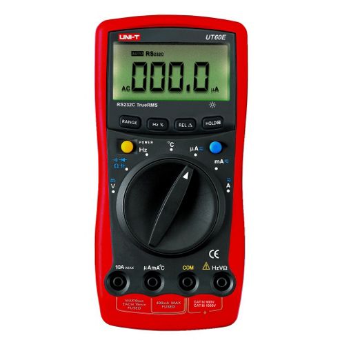 Image of Ut60e True Rms Autoranging Digital Multimeter Rs232 Pc