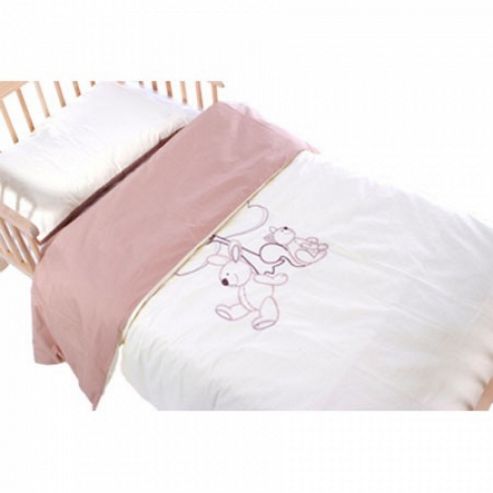 Image of Saplings Cot Bed Quilt & Pillowcase Set - Woodlands