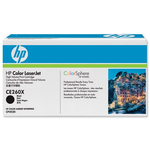 Image of Hp Black Print Cartridge - High Capacity (yield 17,000 Pages) With Improved Colorsphere Toner Formulation And Smart Printing Technology