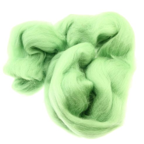 Image of Dhf-r23 Spring Green 20g Falkland Wool Tops