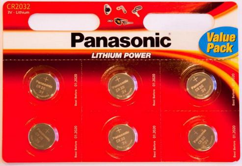 panasonic cr2032 battery 3v tesco lithium cells coin pack batteries