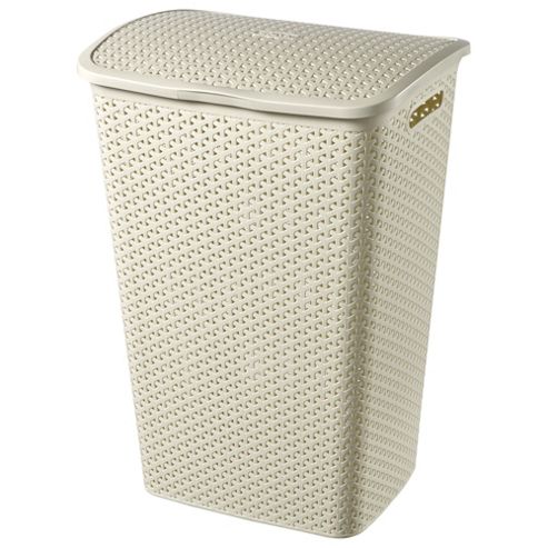 Image of My Style 55l Laundry Hamper Cream With Handle