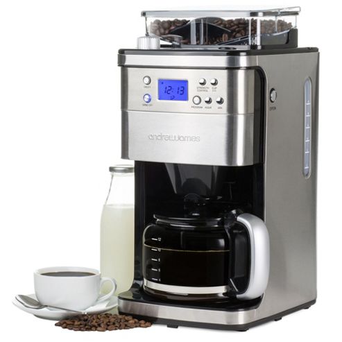 Buy Andrew James Filter Coffee Maker with Integrated Grinder from our Bean to Cup Coffee ...