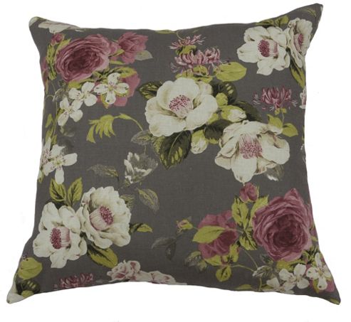 Image of Scatter Box Evelyn Cushion - Charcoal - 58 Cm L X 58 Cm W