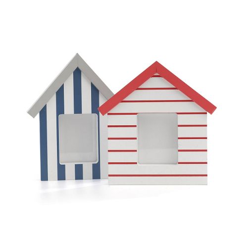 Image of Mothercare Whale Bay Beach Hut Photo Frames - 2 Pack