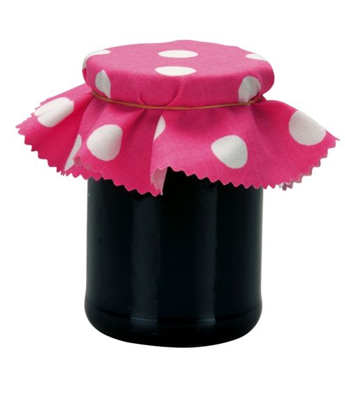Image of Swift Flamenco Spot Jam Pot Covers, Pack Of 8