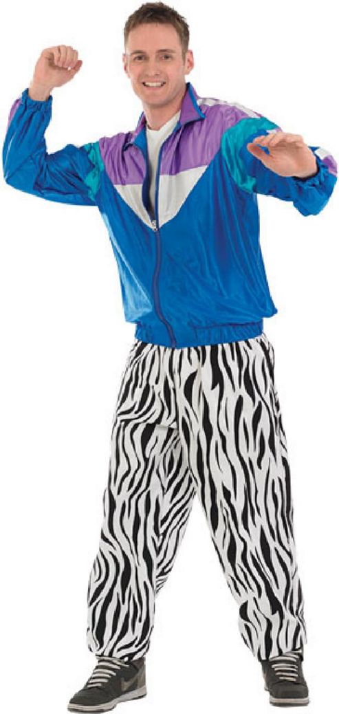 Image of 80's Breakdancer - Adult Costume Size: 46-48