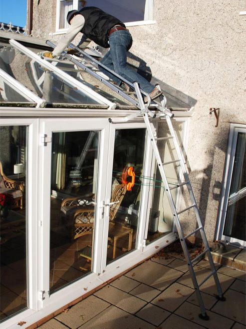 Image of Heavy Duty Conservatory Cleaning Ladder