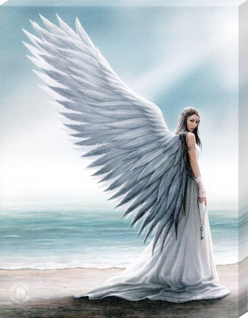 Image of Anne Stokes Spirit Guide Canvas Print