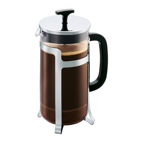 Image of Bodum Jesper 8 Cup 1.0l Coffee Press Cafetiere Chrome