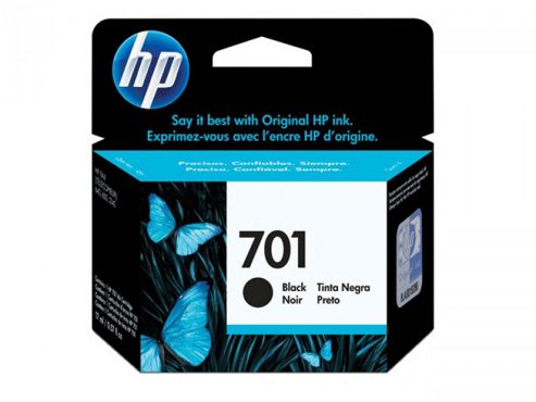 Image of Hp 701 Inkjet Print Cartridge - Black