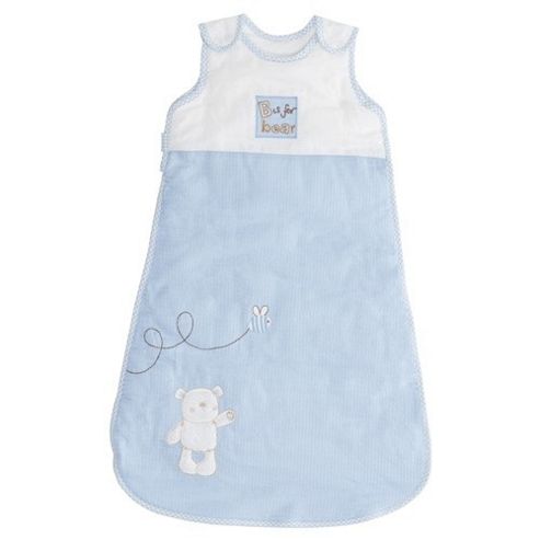 Image of Obaby B Is For Bear Blue 2.5 Tog Sleeping Bag - 0-6 Months