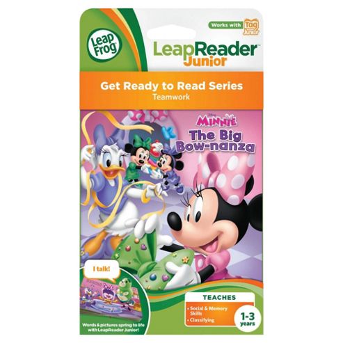 Image of Leapfrog Leapreader Junior Book - Disney Minnie Mouse The Big Bow-nanza