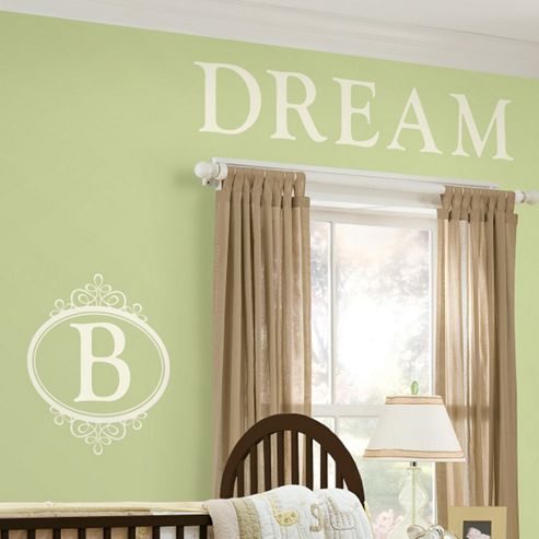 Image of Wallpops!wallartforbaby Southampton Baby Monogram Wall Stickers