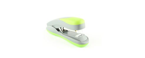 Image of Q-connect Softgrip Half Strip Stapler Green Kf00992