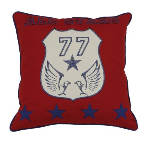 Image of Scatter Box Broadway Boys All Stars Cushion - Red