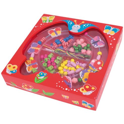 Image of Bigjigs Toys Bj708 Butterfly Bead Box