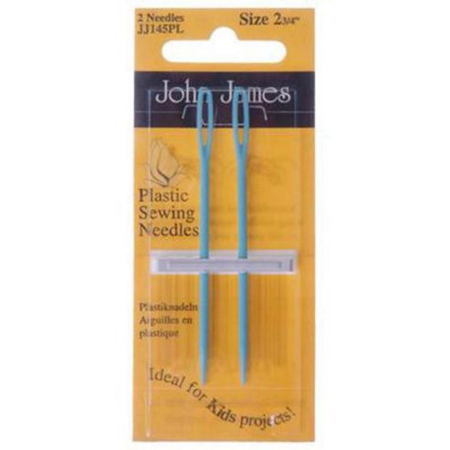 Image of Plastic Sewing Needles Pk 2