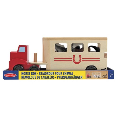 Image of Wooden Horse Box - Melissa Doug
