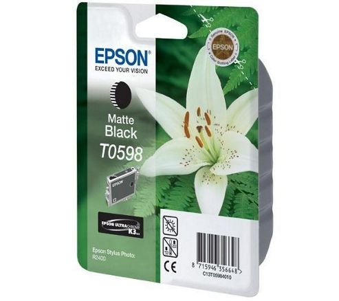 Image of Epson T0598 Ink Cartridge For Stylus R2400 Printer matte Black