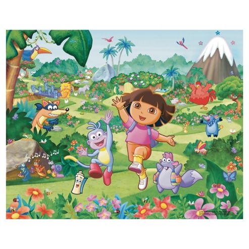 Image of Dora The Explorer Wallpaper Mural 8ft X 10ft
