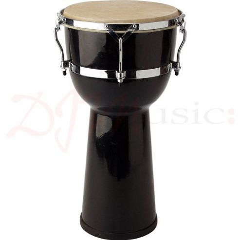Image of Stagg Black 8" Fibreglass Djembe Drums